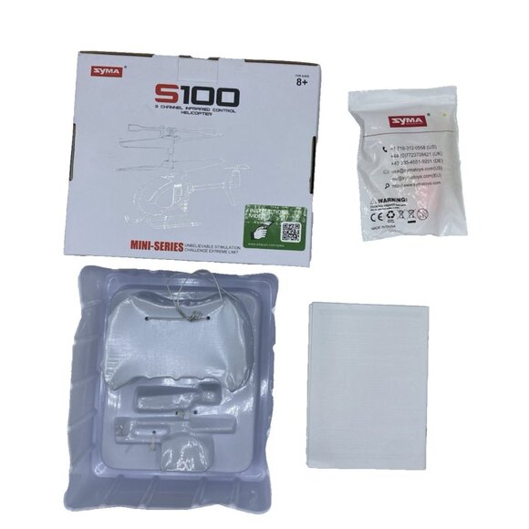 SYMA S100 MINI RC Helicopter 3.5CH Gyro Stabilizer Altitude Hold 8 yrs + Toy - Picture 2 of 16